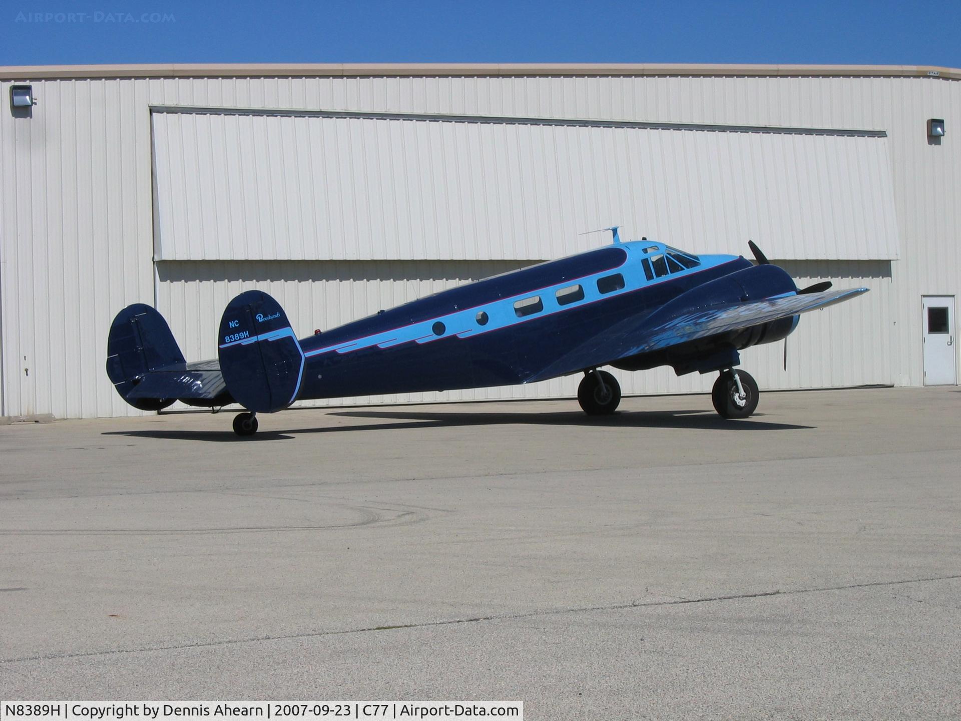 N8389H, 1958 Beech C-45G Expeditor C/N AF-393, Poplar Grove,IL