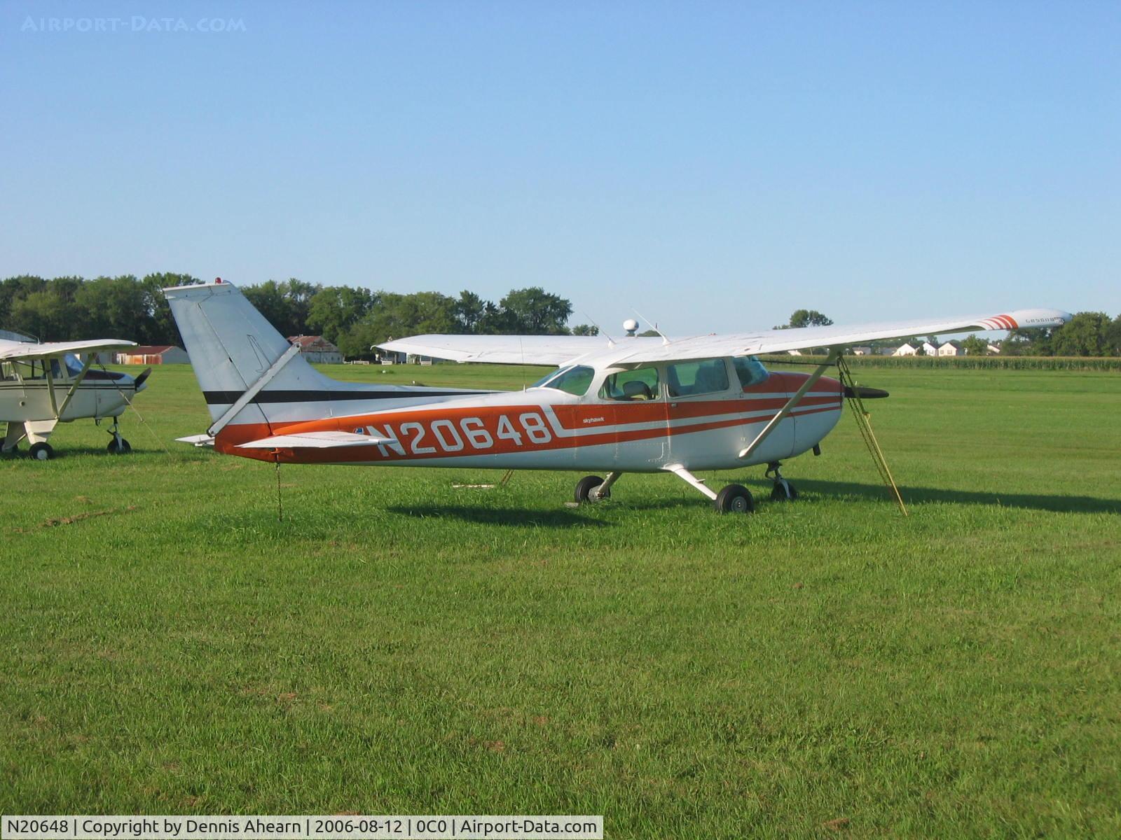 N20648, 1973 Cessna 172M C/N 17261460, Dacy Airport,Havard,IL