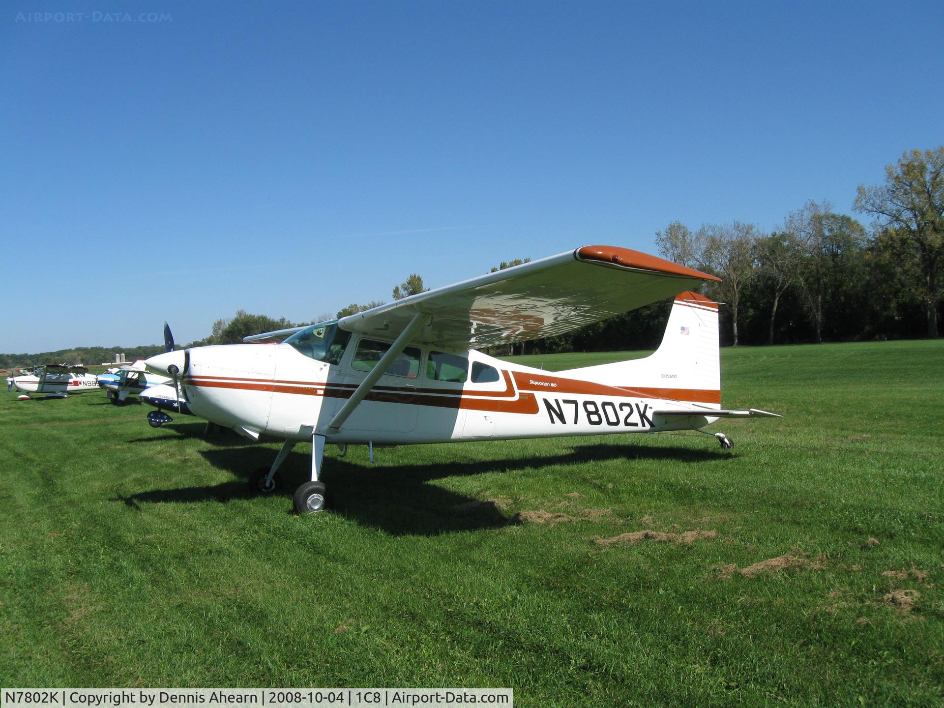 N7802K, 1976 Cessna 180J C/N 18052736, Rockford-Cottowood,IL