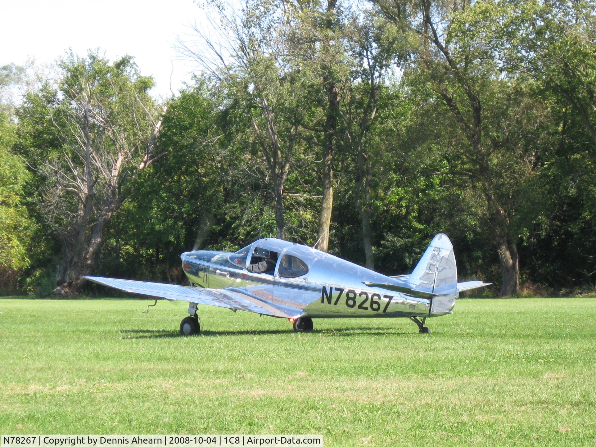 N78267, 1946 Globe GC-1B Swift C/N 2267, Rockford-Cottonwood,IL