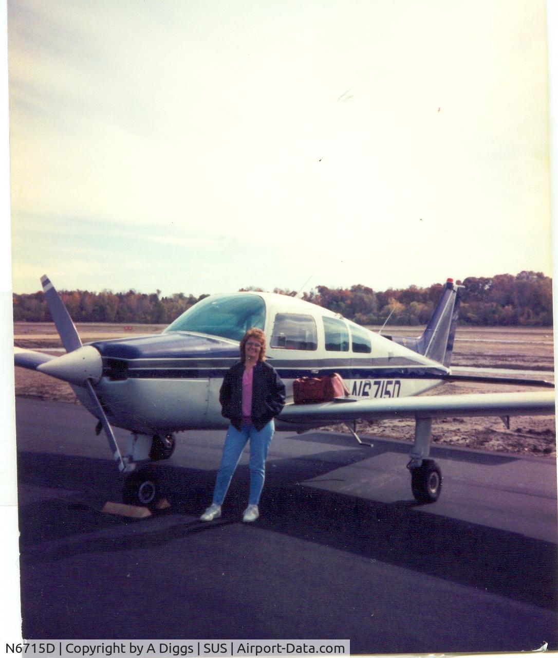 N6715D, 1980 Beech C23 Sundowner 180 C/N M-2253, Great time builder