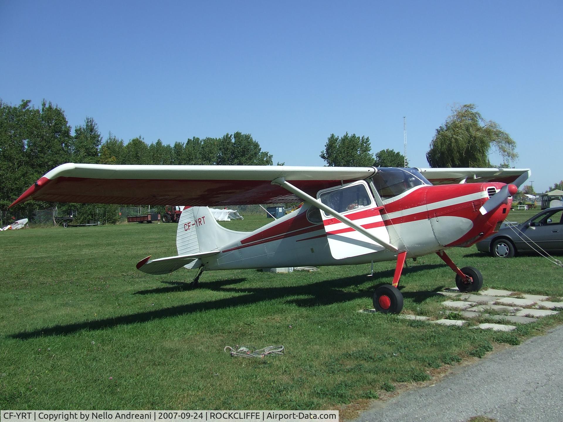 CF-YRT, 1953 Cessna 170A C/N 20395, before a flight over Wakefield
