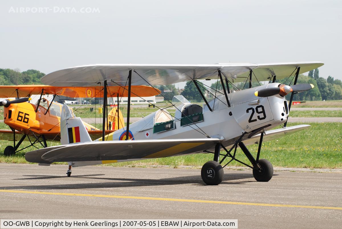 OO-GWB, 1951 Stampe-Vertongen SV-4B C/N 1171, Stampe Fly In - Deurne , Belgium , 2007