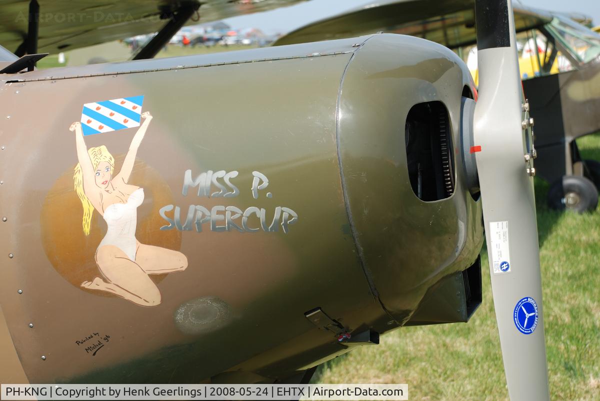 PH-KNG, Piper PA-18-135 Super Cub C/N 18-3816, Nose Art , Taildragger Fly In Texel, 2008