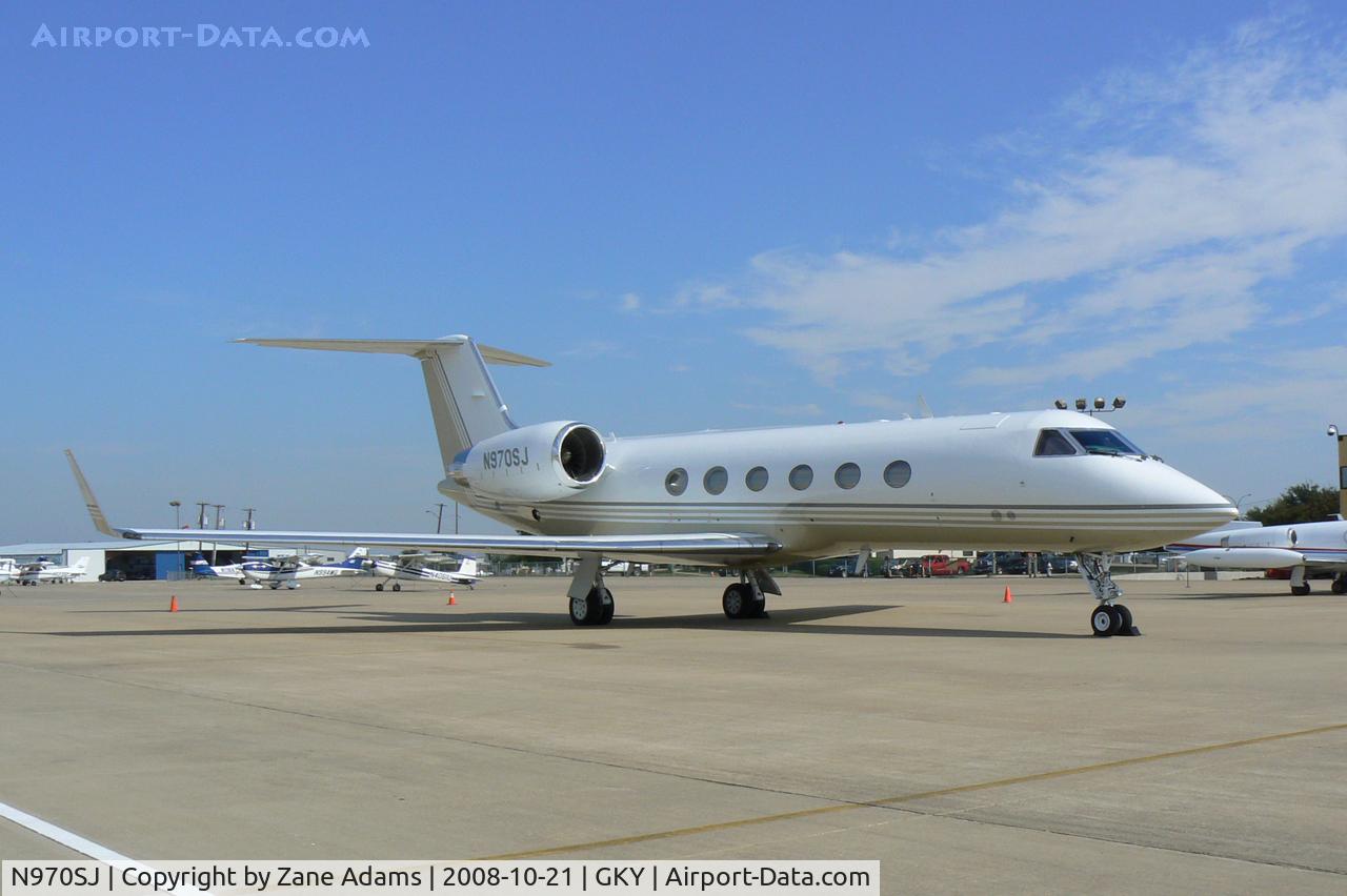 N970SJ, 1990 Gulfstream Aerospace G-IV C/N 1146, At Arlington Municipal