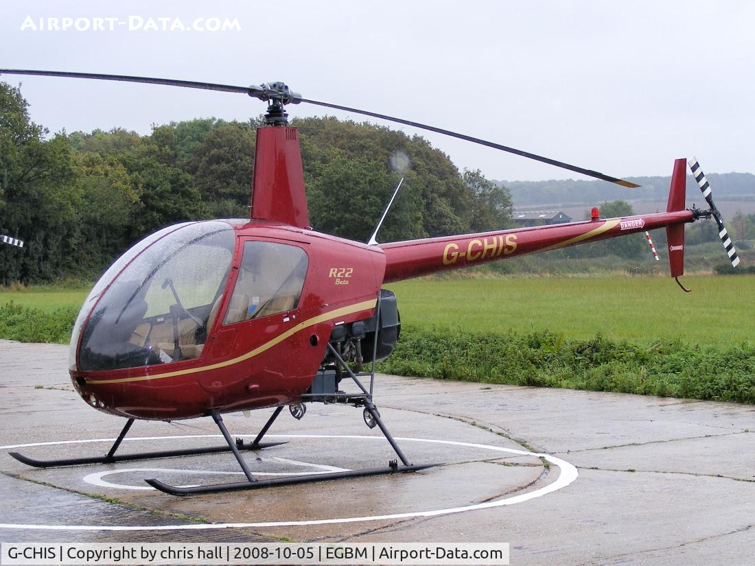 G-CHIS, 1991 Robinson R22 Beta C/N 1740, STAFFORDSHIRE HELICOPTERS LTD