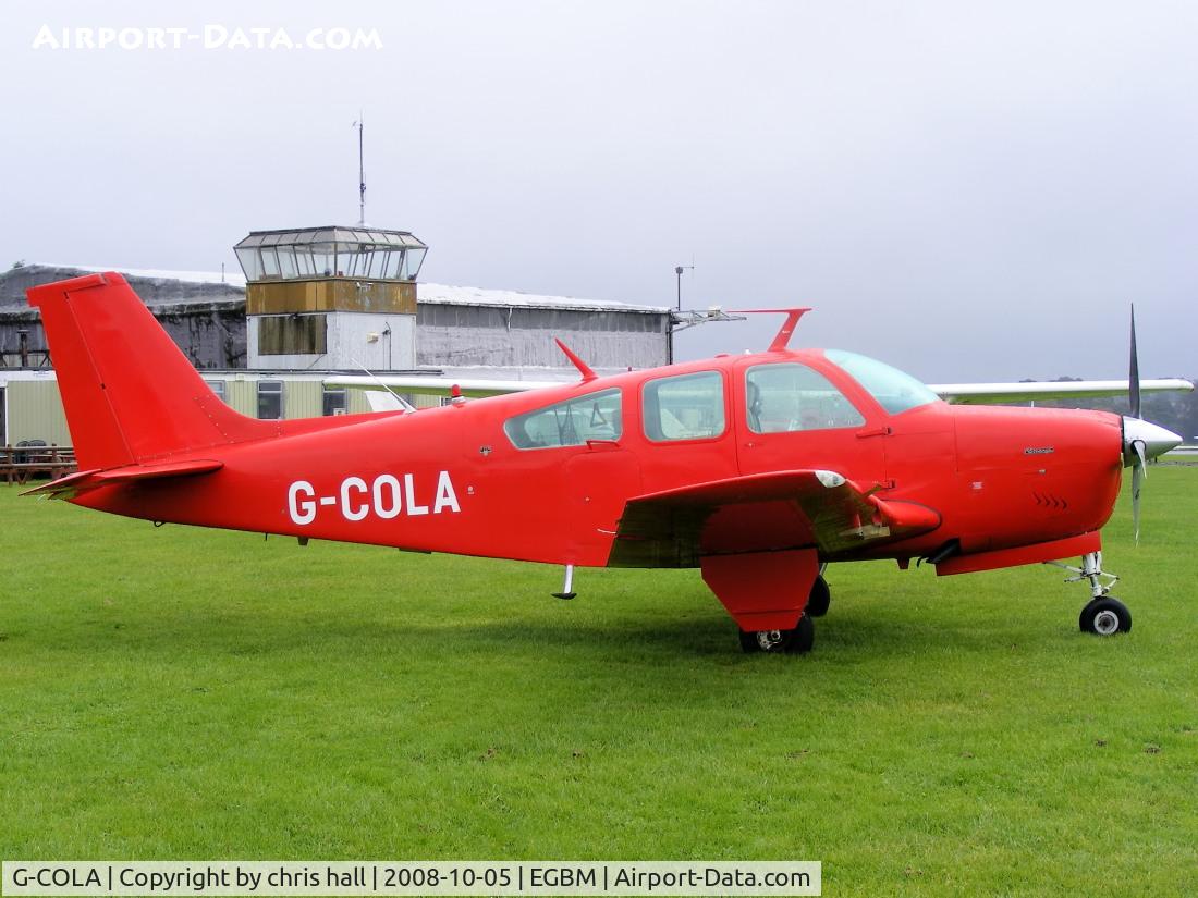 G-COLA, 1978 Beech F33C Bonanza C/N CJ-137, private