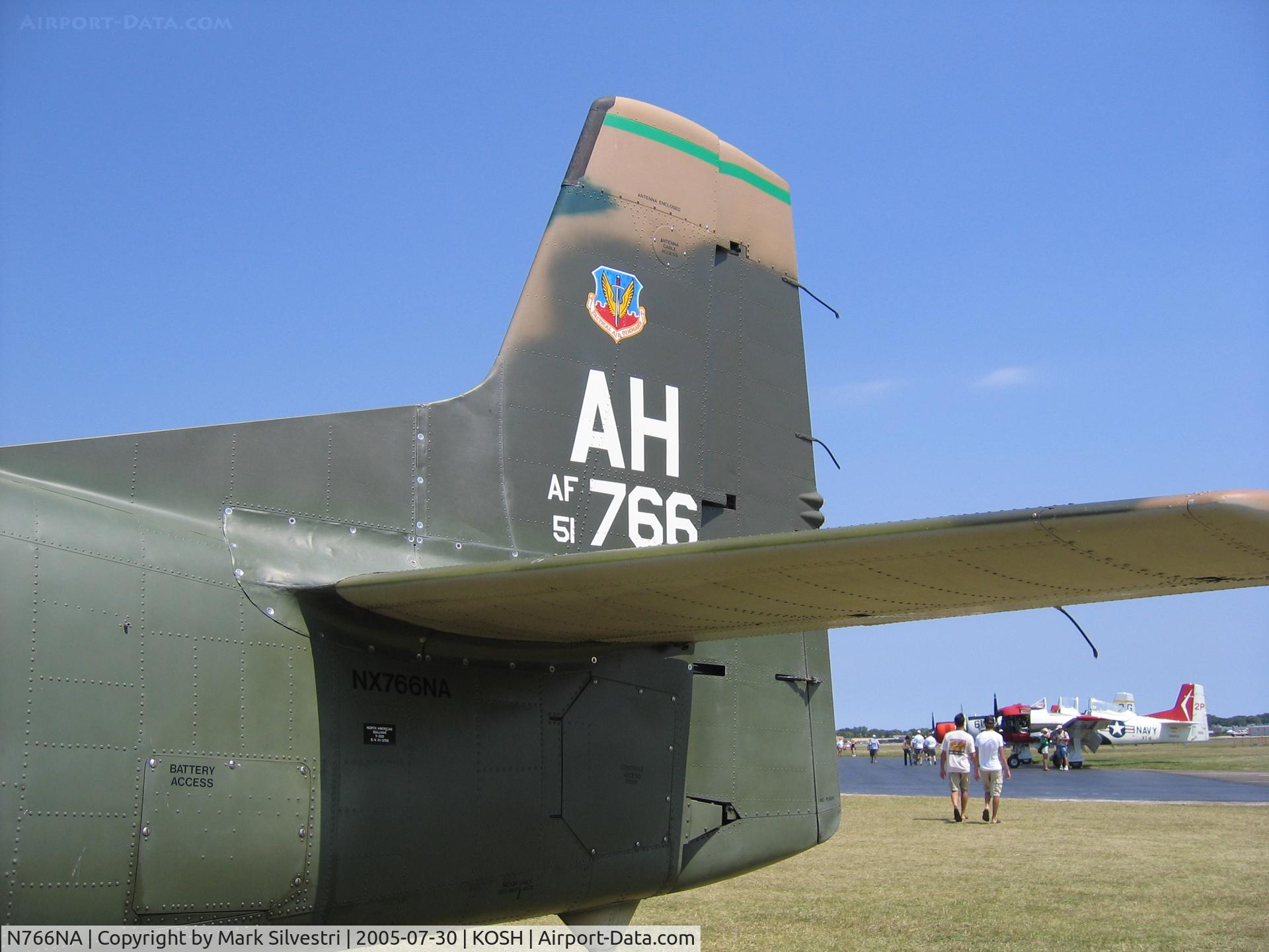N766NA, 1952 North American T-28D Trojan C/N 174-304 (51-3766), Oshkosh 2005