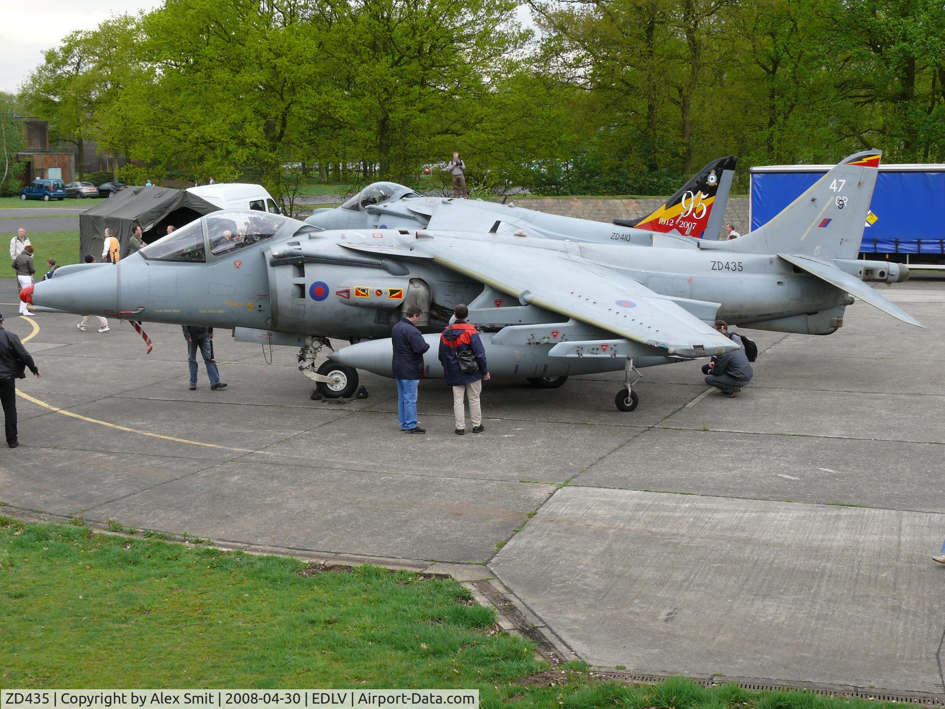ZD435, 1989 British Aerospace Harrier GR.9 C/N P47, Bae Harrier GR9 ZD435/39 Royal Air Force