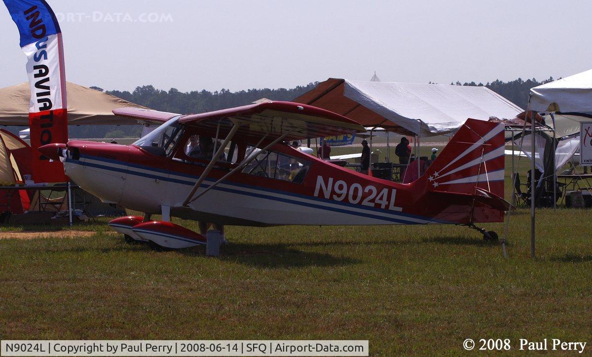 N9024L, 1970 Champion 7ECA Citabria C/N 758-70, A bright morning and a patriotic color scheme