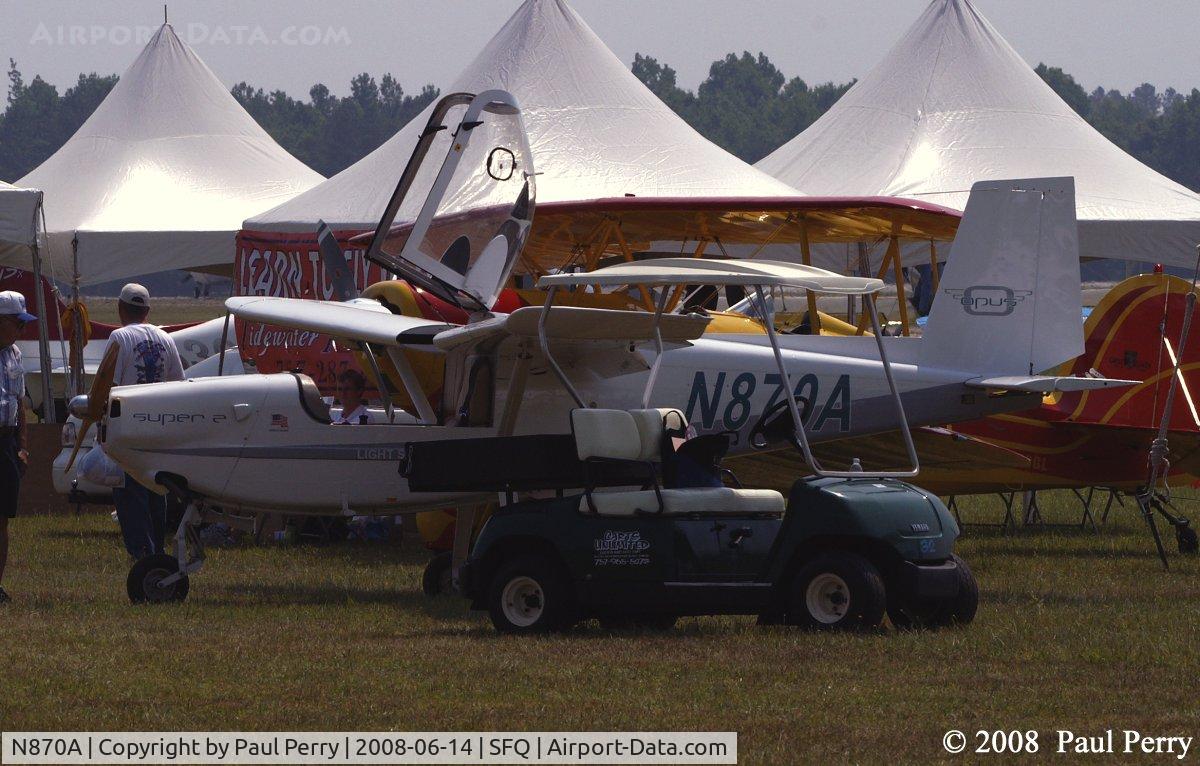 N870A, 2006 Opus Aircraft Super 2 C/N R-023, Interesting plane