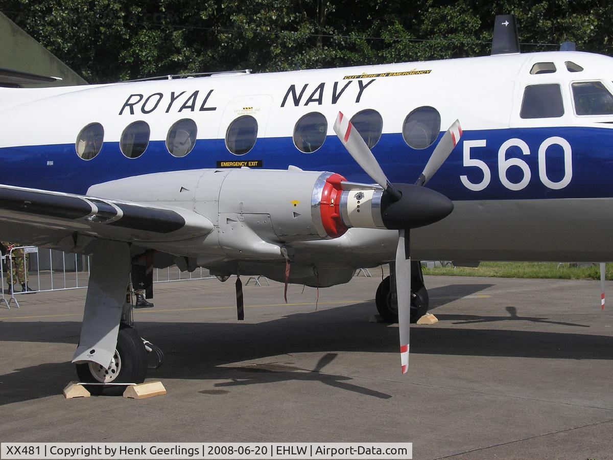 XX481, 1978 Scottish Aviation HP-137 Jetstream T.2 C/N 251, Dutch AF Openday , Leeuwarden AFB , 2008