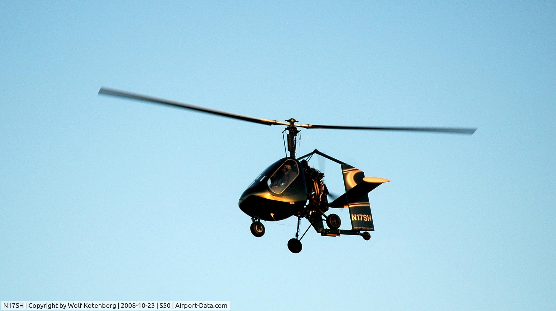 N17SH, 2004 American Autogyro Sparrowhawk C/N SH20030005K, on final
