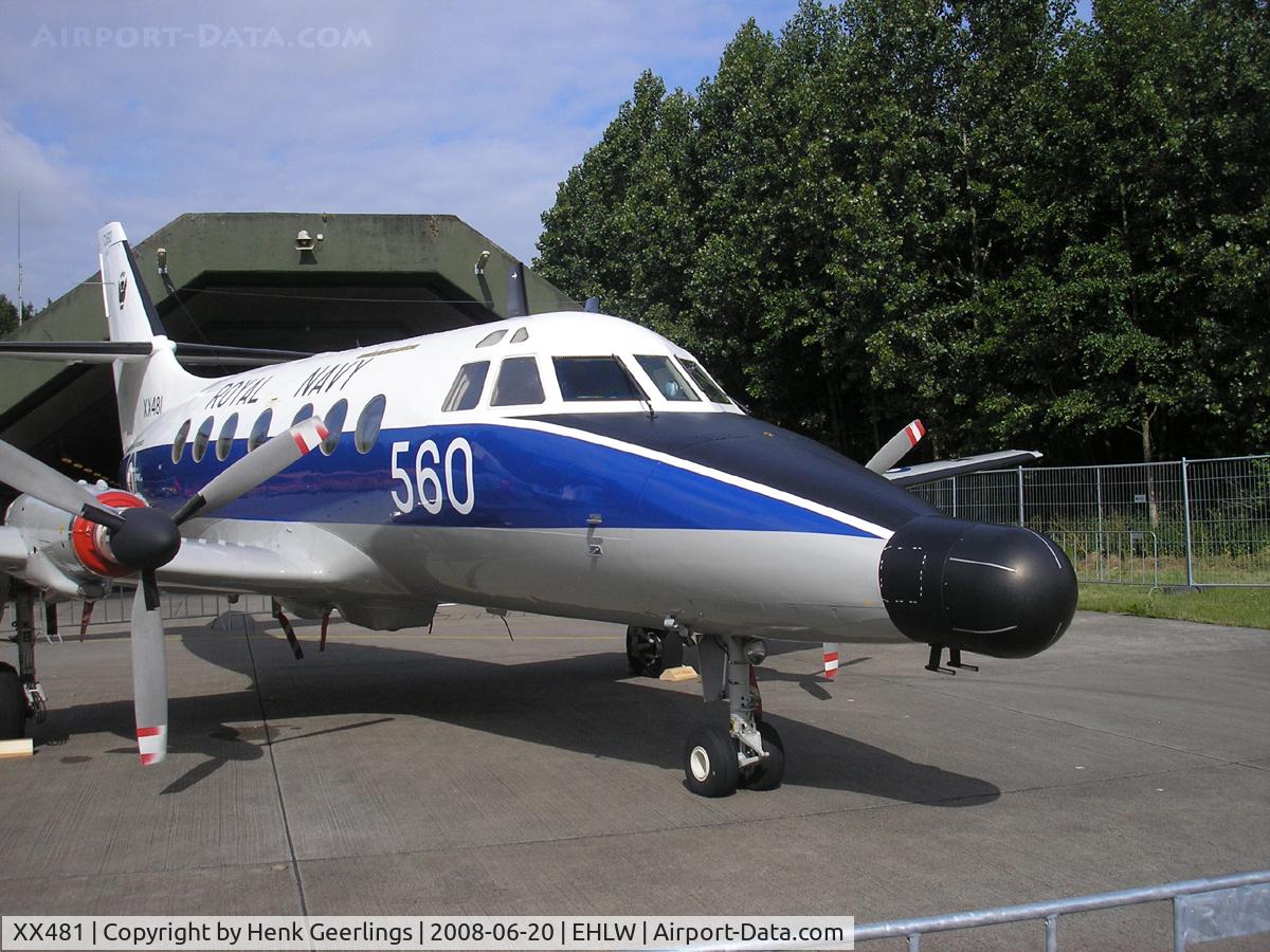 XX481, 1978 Scottish Aviation HP-137 Jetstream T.2 C/N 251, Dutch AF Openday , Leeuwarden AFB , 2008