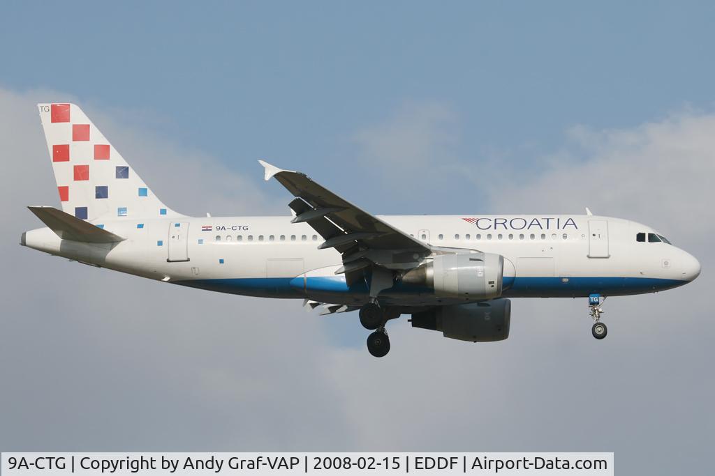 9A-CTG, 1998 Airbus A319-112 C/N 767, Croatia Airlines A319