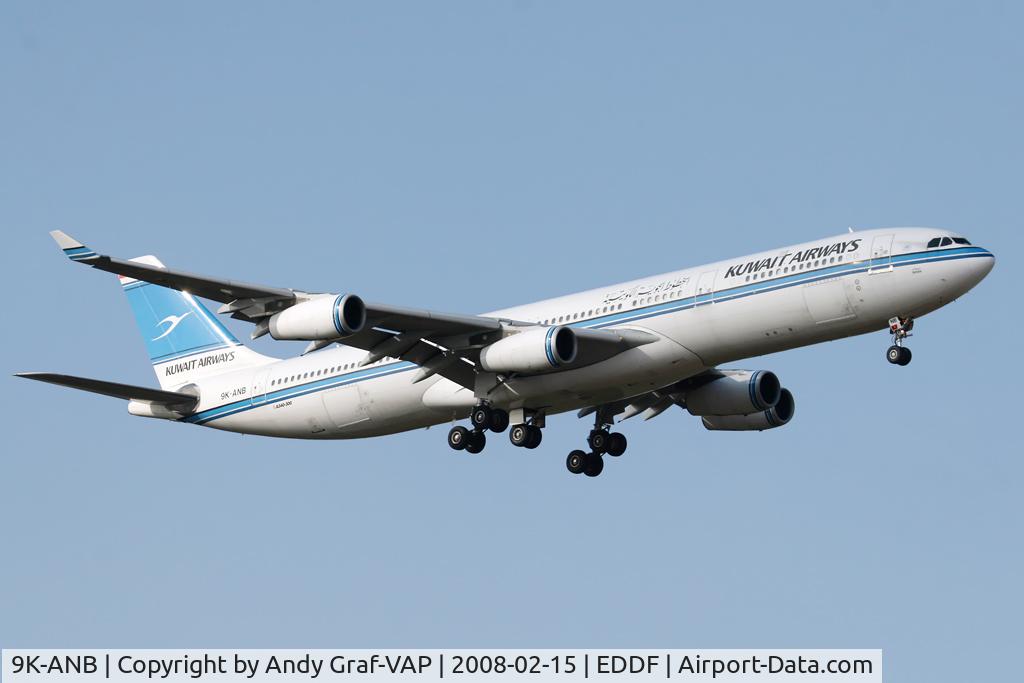 9K-ANB, 1995 Airbus A340-313 C/N 090, Kuwait Airways A340-300