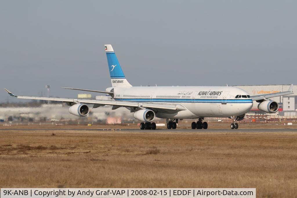 9K-ANB, 1995 Airbus A340-313 C/N 090, Kuwait Airways A340-300