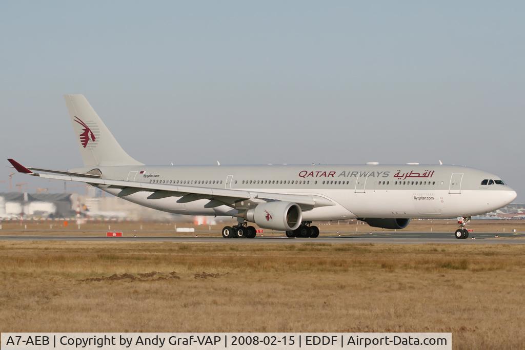 A7-AEB, 2004 Airbus A330-302 C/N 637, Qatar Airways A330-300