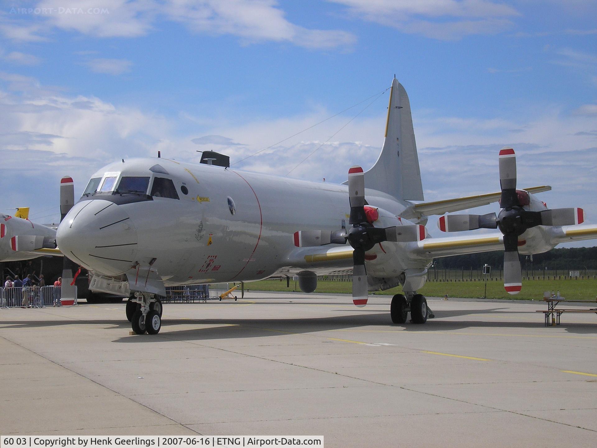 60 03, Lockheed P-3C Orion C/N 285E-5745, NATO 25 yrs Geilenkirchen AFB   - German Navy