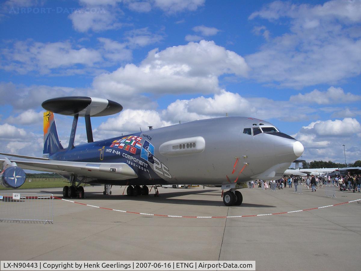 LX-N90443, 1981 Boeing E-3A Sentry C/N 22838, NATO 25 yrs Geilenkirchen AFB  Spcl cs