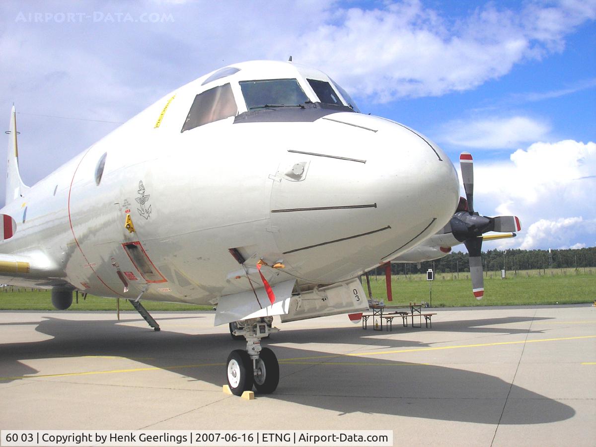 60 03, Lockheed P-3C Orion C/N 285E-5745, NATO 25 yrs Geilenkirchen AFB   - German Navy