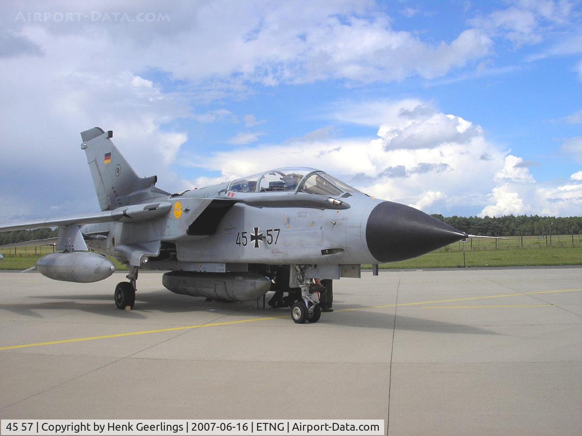 45 57, 1987 Panavia Tornado IDS C/N 648/GS205/4257, NATO 25 yrs Geilenkirchen AFB   - German AF