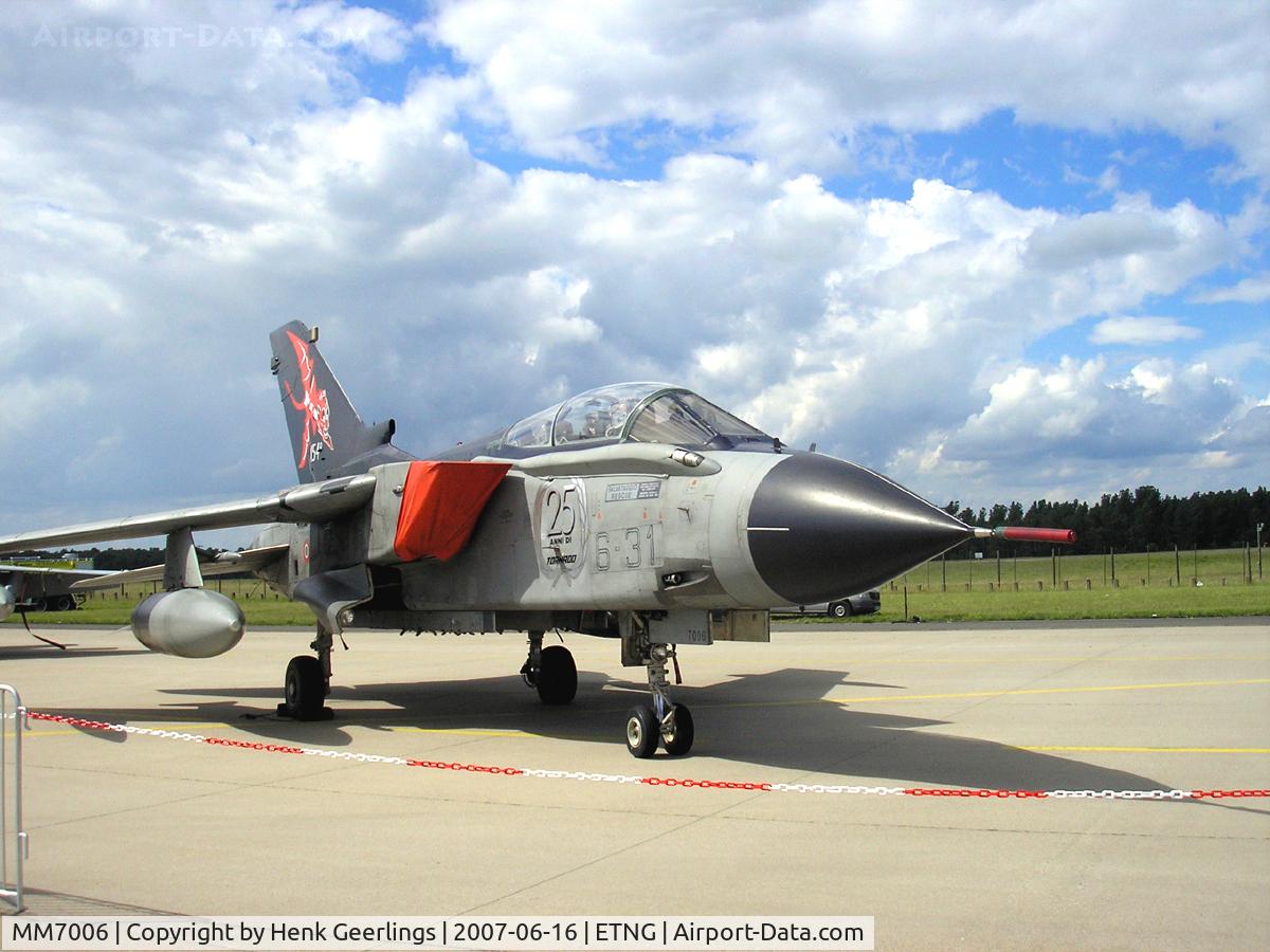 MM7006, 1982 Panavia Tornado IDS C/N 102/IS005/5008, NATO 25 yrs Geilenkirchen AFB  Italian AF Spcl cs Tail