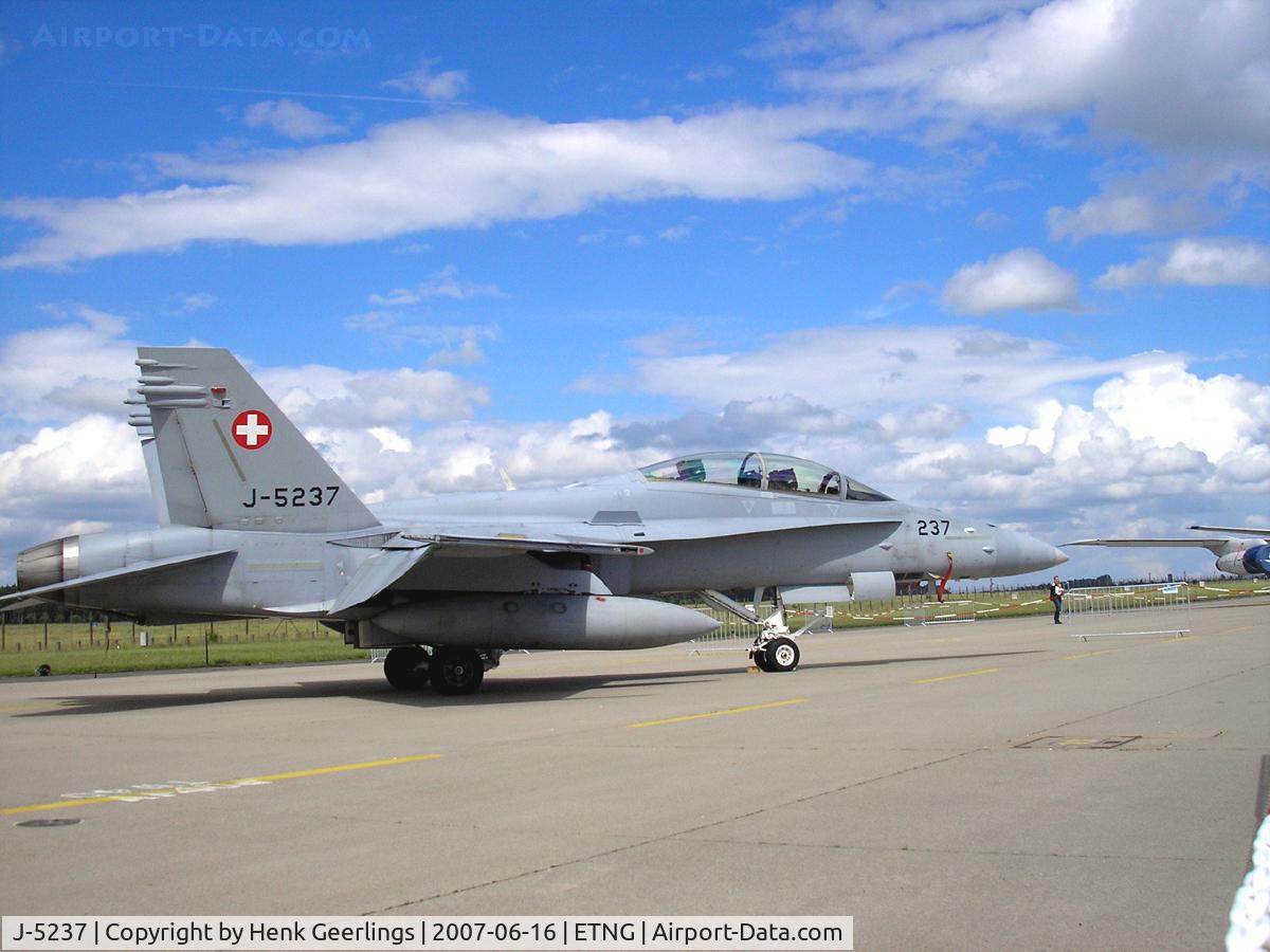 J-5237, McDonnell Douglas F/A-18D Hornet C/N 1339, NATO 25 yrs Geilenkirchen AFB    Swiss AF