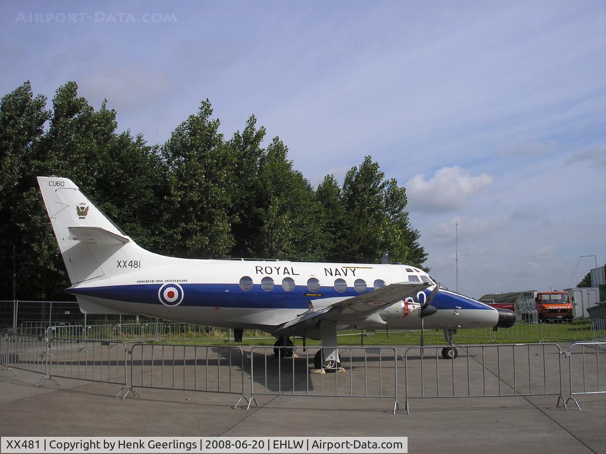 XX481, 1978 Scottish Aviation HP-137 Jetstream T.2 C/N 251, Dutch AF Openday , Leeuwarden AFB , 2008