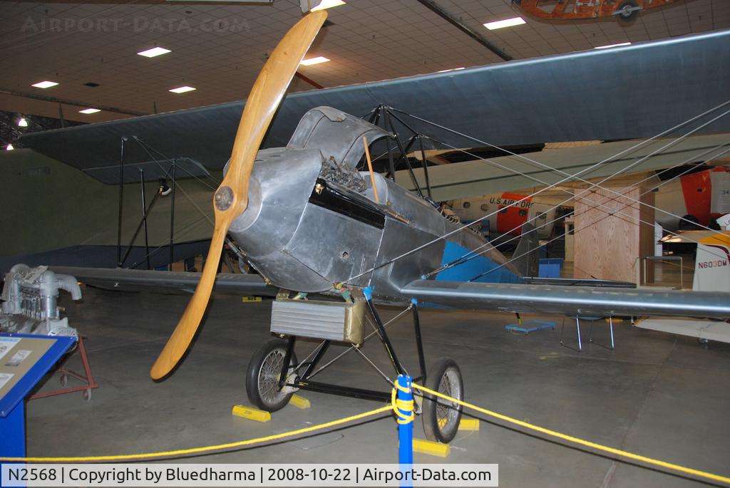 N2568, 1926 Alexander Long Wing Eaglerock C/N 122, Parked on Display at the Wings over the Rockies Air and Space Museum Denver, CO.