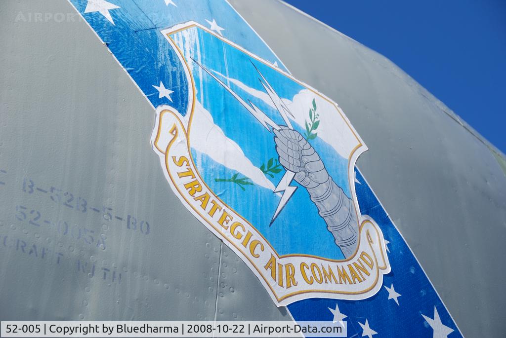 52-005, 1952 Boeing GB-52B Stratofortress C/N 16495, 	