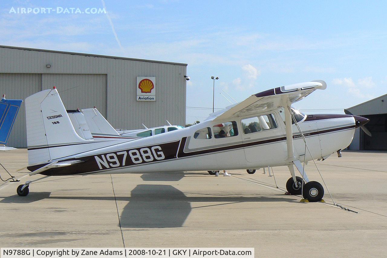 N9788G, 1973 Cessna 180J C/N 18052288, At Arlington Municipal