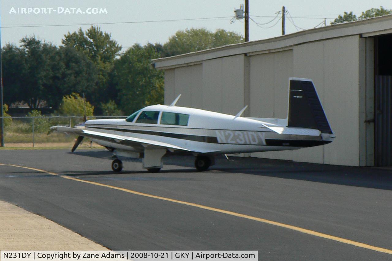 N231DY, 1979 Mooney M20K C/N 25-0176, At Arlington Municipal