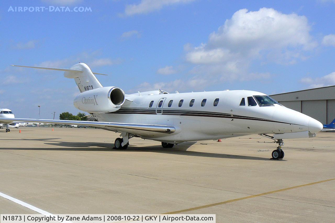 N1873, 2000 Cessna 750 Citation X C/N 750-0128, At Arlington Municipal