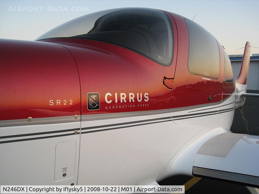N246DX, Cirrus SR22 G3 GTSX Turbo C/N 3105, N246DX CIRRUS SR22