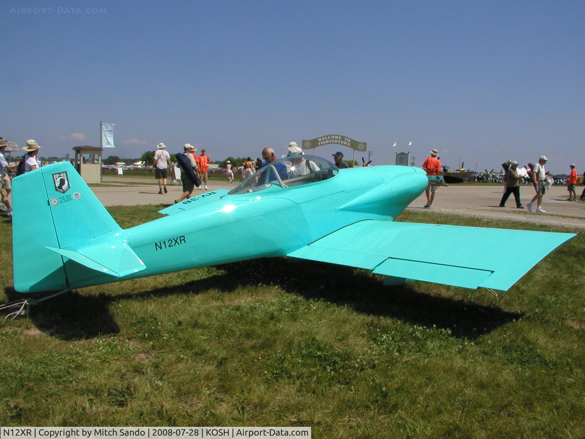 N12XR, 2008 Vans RV-3B C/N 11395, EAA AirVenture 2008.
