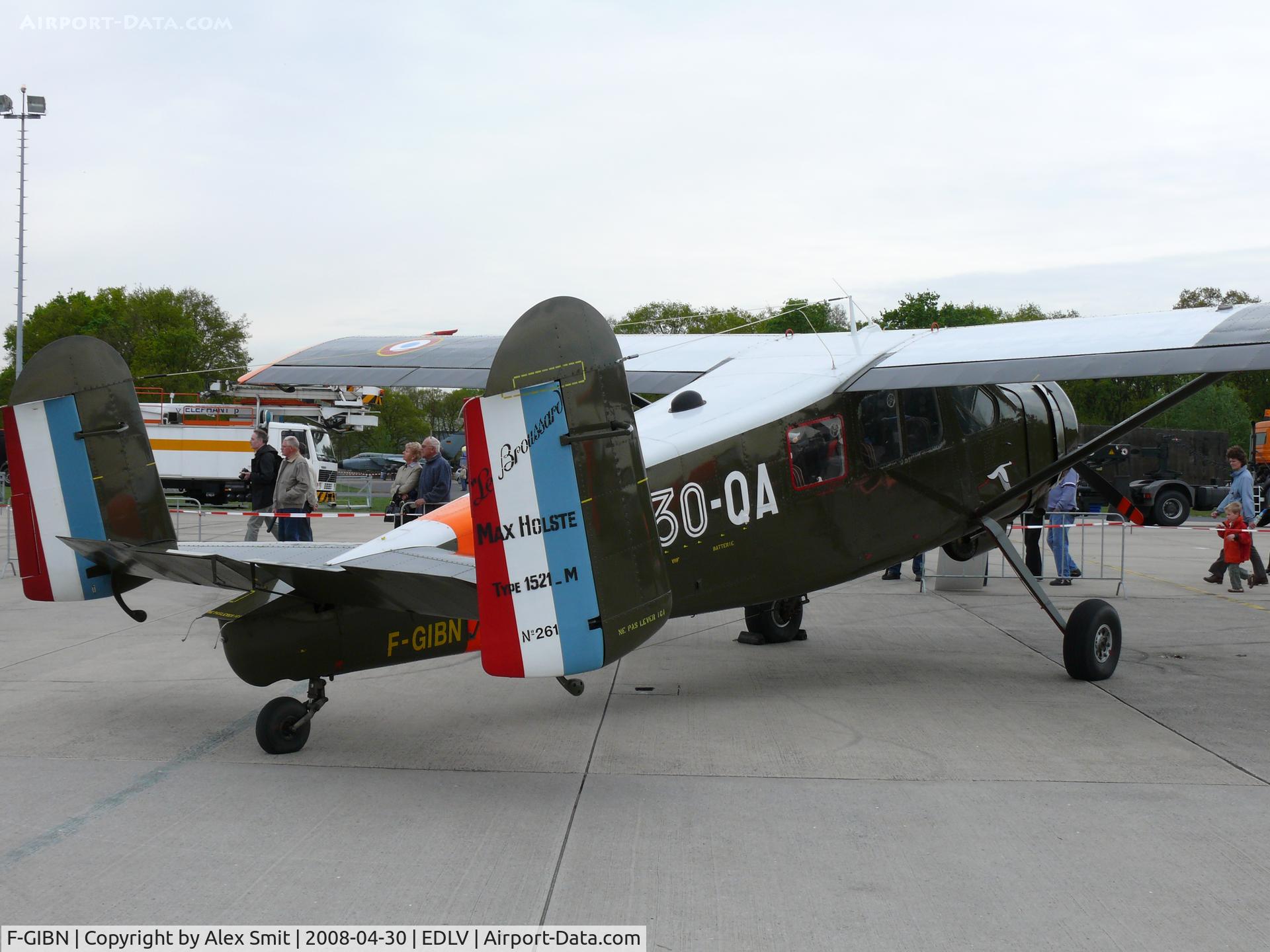 F-GIBN, Max Holste MH-1521M Broussard C/N 317, Max Holste MH1521M Broussard F-GIBN as French Air Force 261/30-QA
