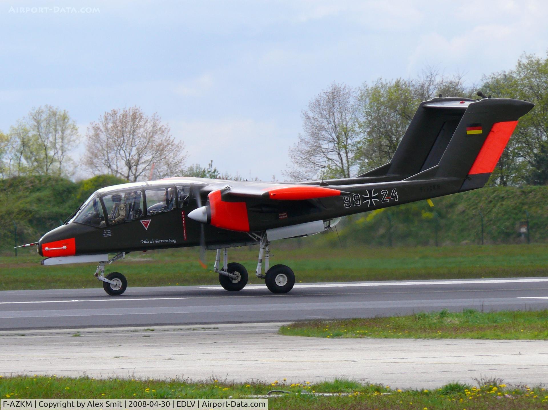 F-AZKM, 1971 North American OV-10B Bronco C/N 338-9 (305-65), Rockwell OV-10B Bronco F-AZKM as German Air Force 99+24