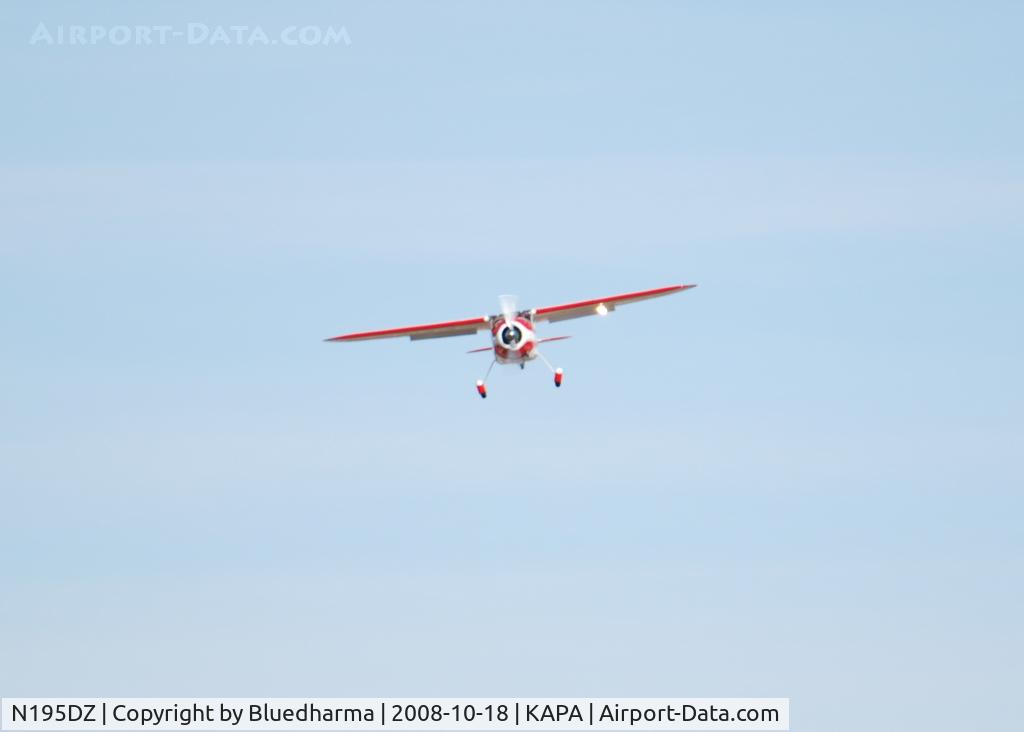N195DZ, 1953 Cessna 195B Businessliner C/N 16077, On final approach to 17L.