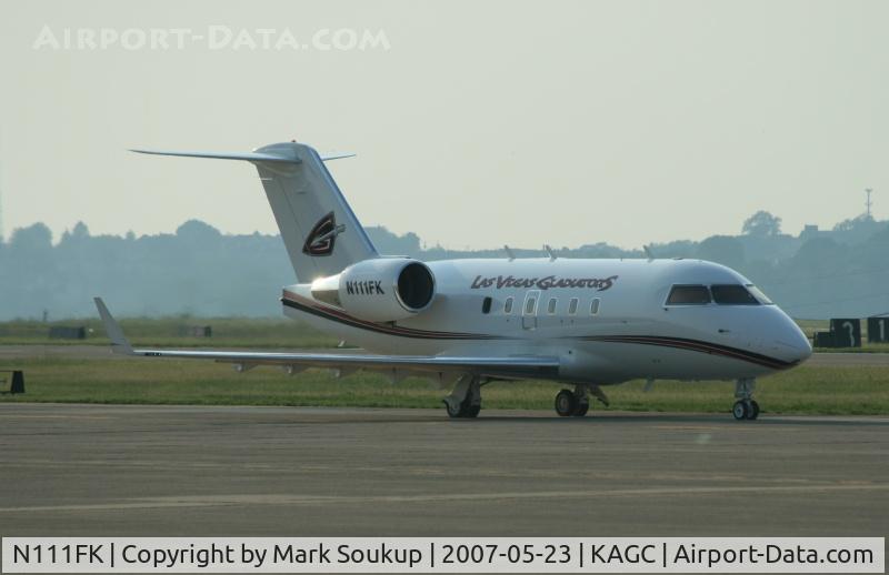 N111FK, 1991 Canadair Challenger 601-3A (CL-600-2B16) C/N 5104, N111FK @ KAGC