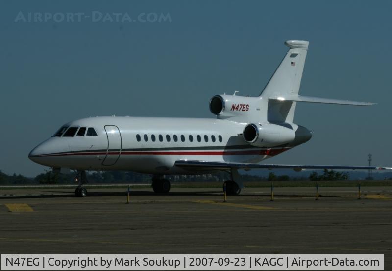 N47EG, 2005 Dassault Falcon 900EX C/N 154, N47EG @ KAGC