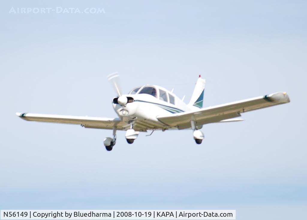 N56149, 1973 Piper PA-28-140 Cherokee C/N 28-7325579, On final approach to 17L.