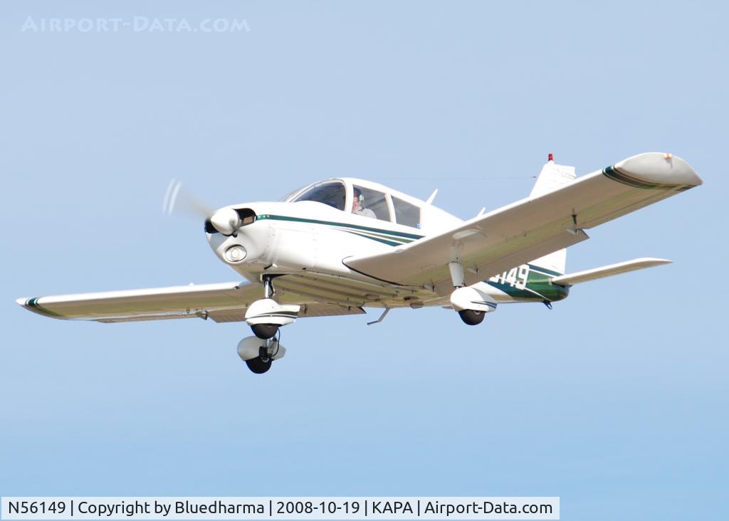 N56149, 1973 Piper PA-28-140 Cherokee C/N 28-7325579, On final approach to 17L.