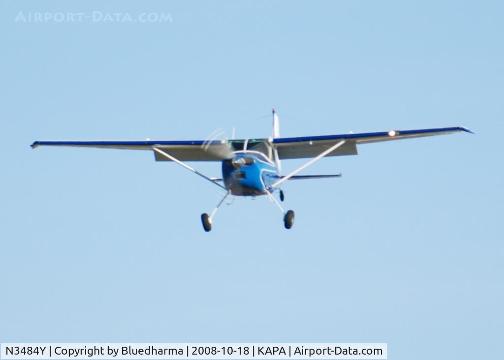 N3484Y, 1968 Cessna 180H Skywagon C/N 18051984, On final approach to 17L.
