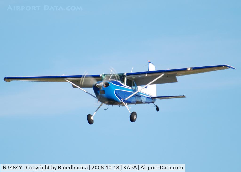 N3484Y, 1968 Cessna 180H Skywagon C/N 18051984, On final approach to 17L.
