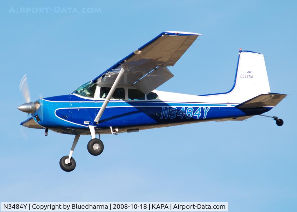 N3484Y, 1968 Cessna 180H Skywagon C/N 18051984, On final approach to 17L.