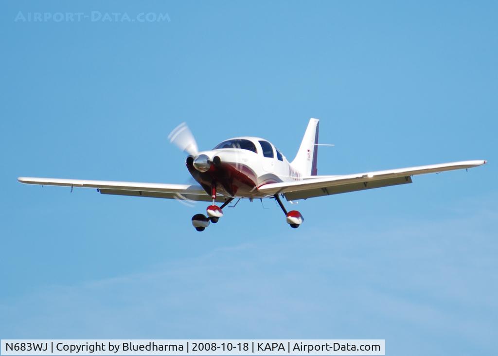 N683WJ, 2008 Cessna LC41-550FG C/N 411040, On final approach to 17L.