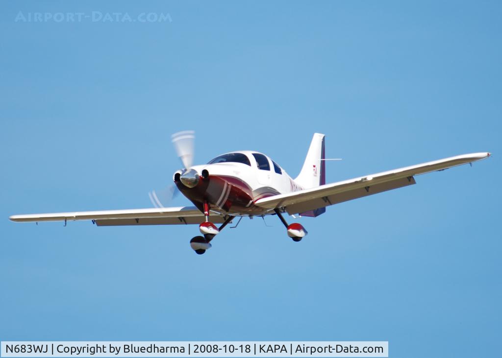 N683WJ, 2008 Cessna LC41-550FG C/N 411040, On final approach to 17L.