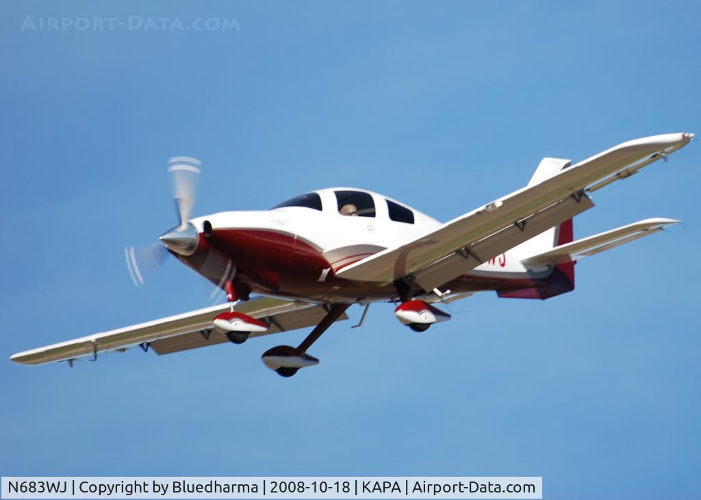 N683WJ, 2008 Cessna LC41-550FG C/N 411040, On final approach to 17L.