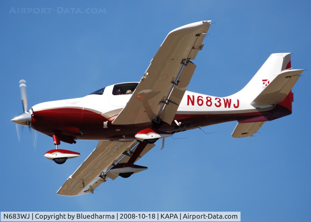 N683WJ, 2008 Cessna LC41-550FG C/N 411040, On final approach to 17L.